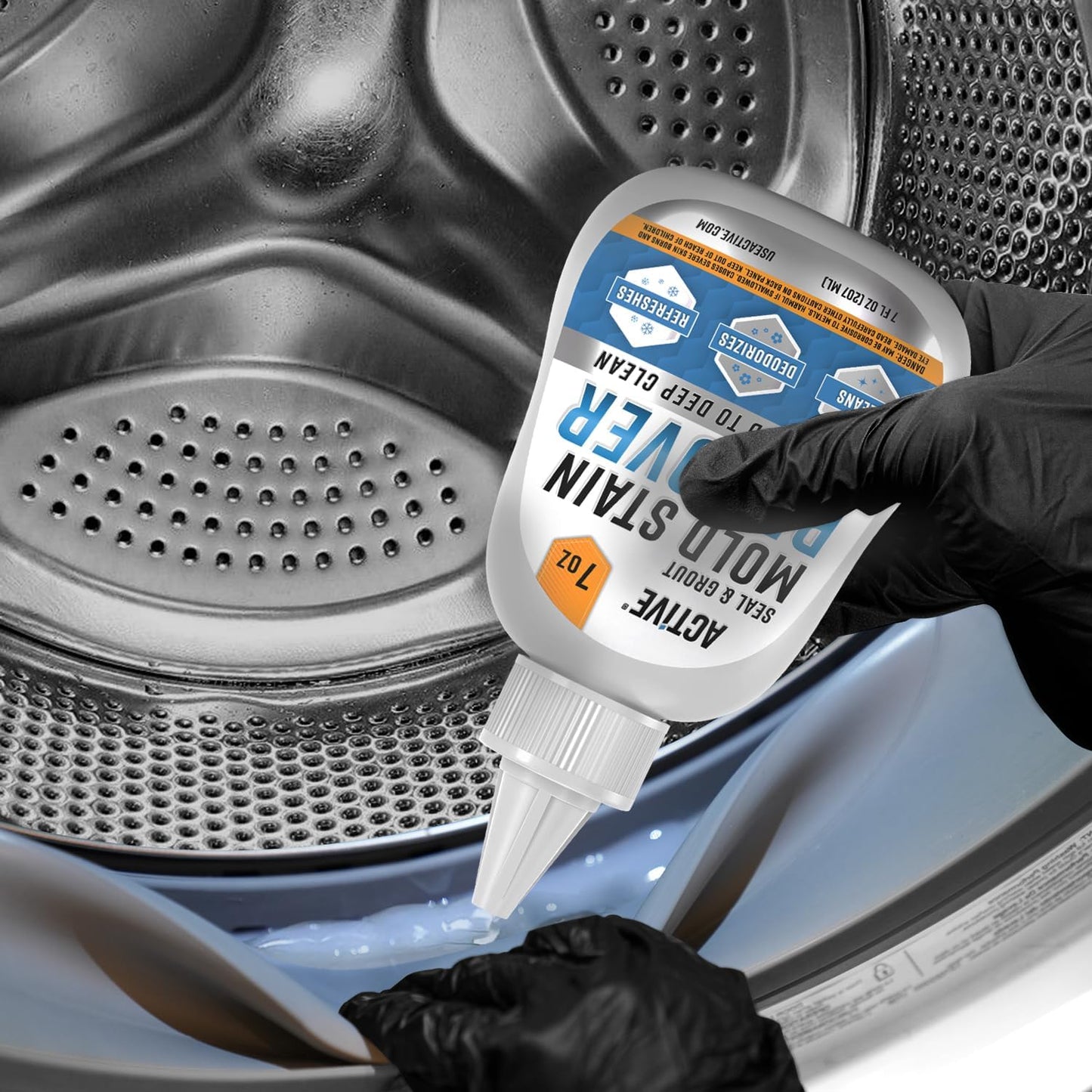 Mold & Mildew Stain Remover Gel for Seals and Grout
