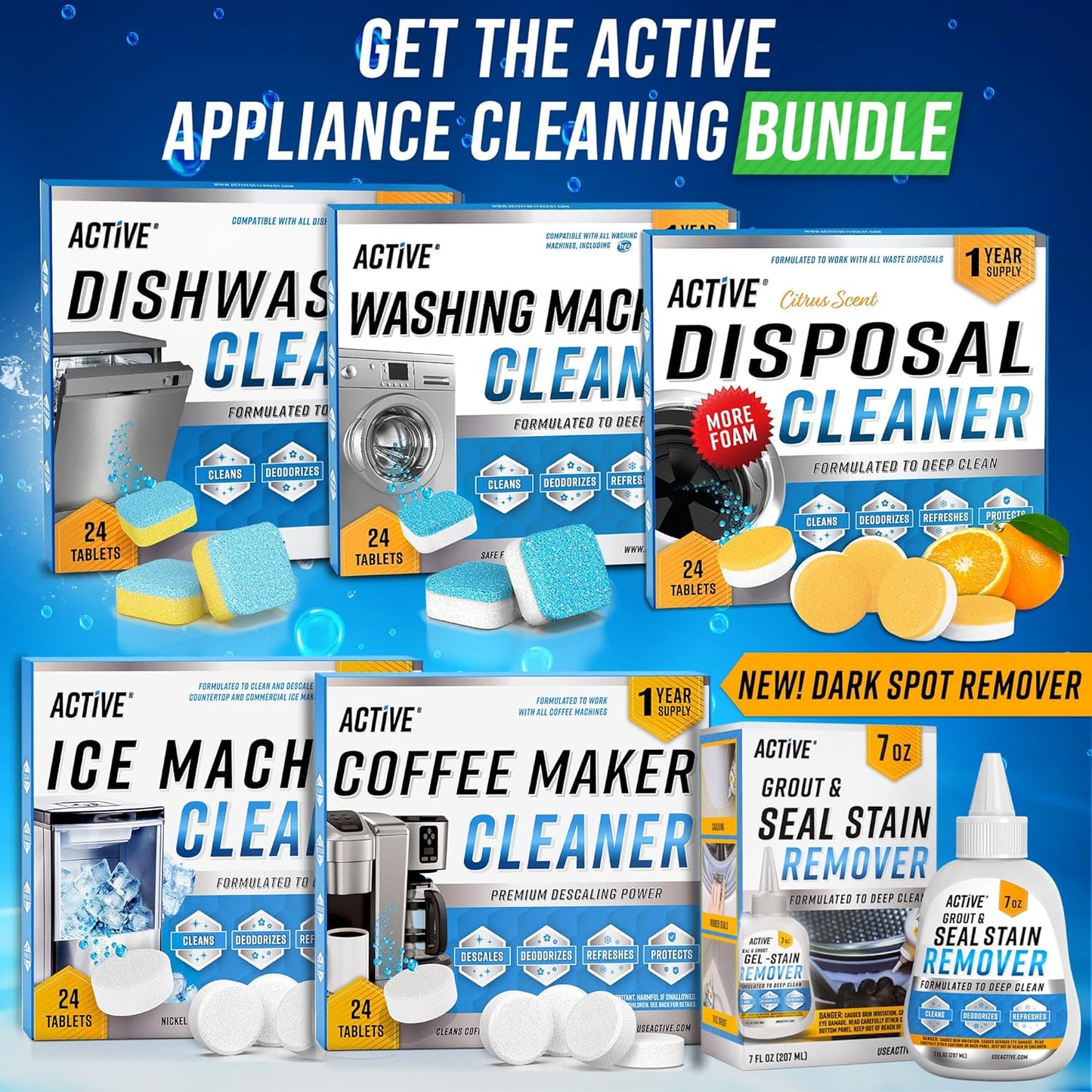 Mold & Mildew Stain Remover Gel for Seals and Grout